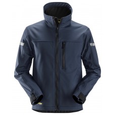 ALLROUNDWORK, SOFTSHELL JACK, DONKER BLAUW - ZWART (9504), L