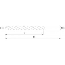 INTERNATIONAL TOOLS ECO HSS SPIRAALBOOR DIN 338 KRUISAANSLIJPING, IN ETUI, 9,0 MM