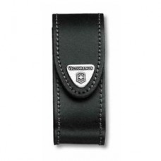 RIEMETUI V.ZAKMES, VICTORINOX, ZWART LEER, 2-4 LAGEN, LUS