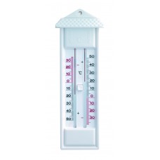 TFA THERMOMETER ANALOOG MAX-MIN KWIKVRIJ - WIT - BLISTER (STUK(S))