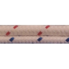 GEVL. SPUNPES SCHOOTLIJN 16-KOPS 10 MM 100 M WIT +1 BLAUWE MERKDRAAD HASPEL (250X200)