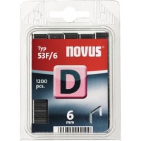 NOVUS NIET TYPE 53F-6/D, 6MM LANG, PER 1200