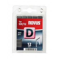 NOVUS NIET TYPE 53F-12/D, 12MM LANG, PER 600