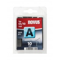 NOVUS NIET TYPE 53-10/A, 10MM LANG, PER 1000 RVS