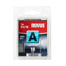 NOVUS NIET TYPE 53-18/A, 18MM LANG, PER 1000