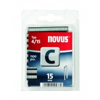 NOVUS NIET TYPE 4-15/C, 25MM LANG, PER 1100
