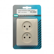 INBOUW STOPCONTACT DUBBEL PEHA EW