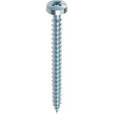 HECO-FIX-PLUS SPAANPLAATSCHROEF CK 4,5X30MM POZI VOLDRAADS BLAUW VERZINKT STAAL
