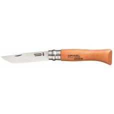 ZAKMES N&deg;09 CARBON, OPINEL CLASSIC, NIET RVS/HOUT, VIROBLOC