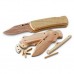 ZAKMESBOUWPAKKET, CRKT, KNIFEKIT, HOUT, 5-DELEN