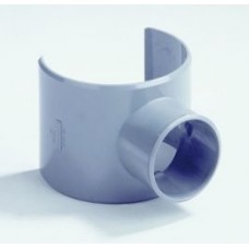 PVC ZADELSTUK VERLIJMBAAR 110X50MM GRIJS