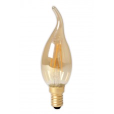 CALEX LED FULL GLASS FILAMENT TIP-CANDLE-LAMP 220-240V 3,5W 200LM E14