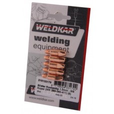 BLISTER KONTAKTTIP M6 - 1.0MM KOPER (WK 250-360-411) (5)