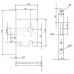 MAUER 1134 PZ SCHUIFDEUR/RVS VOORPLAAT 174X20MM-U-ROESTVRIJ