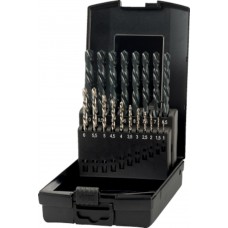 PHANTOM HSS SET SPIRAALBOREN DIN 338 LINKS 19.914: 1-10X0,5 MM