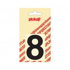 PLAKCIJFER HELVETICA 60 MM ZWART 8