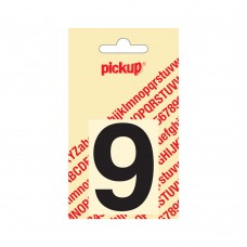 PLAKCIJFER HELVETICA 60 MM ZWART 9