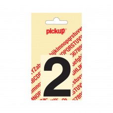 PLAKCIJFER HELVETICA 60 MM ZWART 2