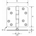 H167-89892105 / SCH.LAGER 89X89 VERZINKT RC