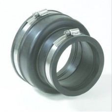 EPDM FLEXIBELE RUBBEREN VERLOOPSTUK 40-50X32-40MM ZWART