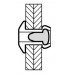 BLINDKLINKNAGEL ALU/ST 5X30 25ST (BOOR 5.1) 23-25 MM