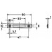 JUNIE SLUITPL 10X60MM VERMESS