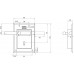 98/12 BLIS. OPLEG GRENDELSLOT, KLAVIERSLEUTEL, SLOTKAST STAAL VERZINKT 85X115MM, STAAL VERZINKTE GRENDELSCHOOT, 2 SLEUTELS, SLUITBEUGEL 98/12, BLISTERVERPAKKING, DR 1+2+3+4.