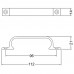 GREEP 96MM OPSCHROEVEND MAT ZWART (4231)