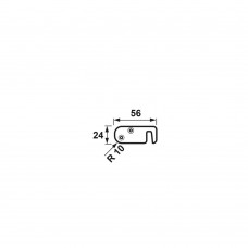 AXA SLUITHAAK 3303-92-23/E 56X24 MET 1 KEEP
