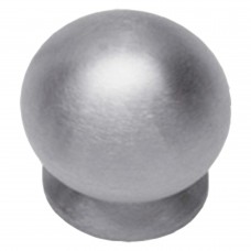 SX KNOP BOLROND ACHTRPLAAT DIA25MM RVS!*