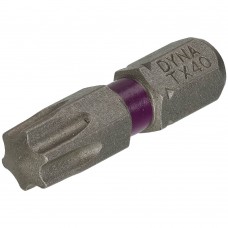 DYNAPLUS SCHROEFBIT 25MM TX-40 PAARS (10)