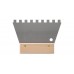 LIJMSPAAN EENVOUDIG 18CM 10X10MM MET HOUTEN GREEP