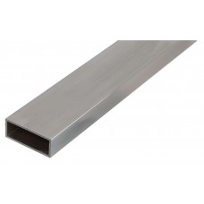 RECHTH. BUIS, ALU ZIL.ELOX 50X20X2/2M