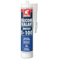 GRIFFON SILICONE SANITAIRE S-100 WIT 300ML