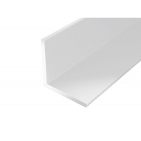 HOEKPROFIEL,PVC,WIT,25X25X1,8/1M