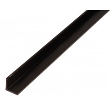 HOEKPROFIEL,PVC,ZWART,20X20X1,5/2M