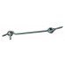 WINDHAKEN MET 2 SCHROEFOGEN 6.00X300 RVS A2