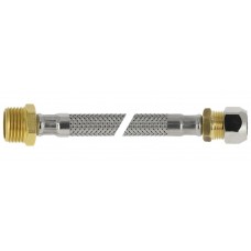 RVS FLEX SLANG 3/8" BU X 10MM KNEL 35 CM