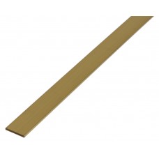 PLATTE STRIP, MESSING, 10X2/1M