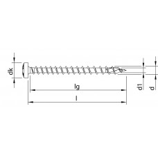 HECO TOPIX-PLUS 3,0 X 25 CK POZI VD VERZ; 200 STUKS