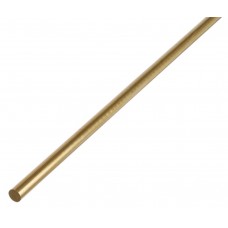 RONDE STANG, MESSING, Ø4/1M