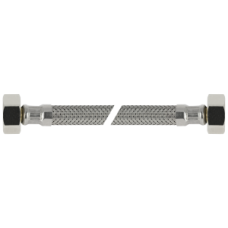 RVS FLEX SLANG 3/8"BI X 1/2"BI 20 CM