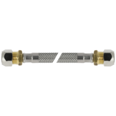 RVS FLEX SLANG 10MM KNEL X 15MM KNEL 35 CM