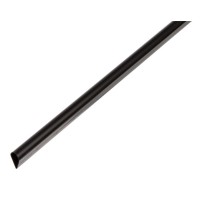 KLEMPROFIEL PVC ZWART 15X0 9/1M