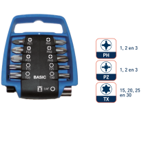 BITCLIP BASIC INCL. BITH., BITS PH, PZ EN TX, 11-DLG