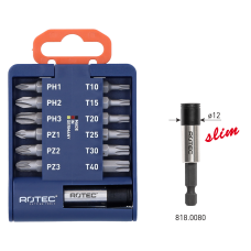 BIT-SET BASIC INCL. BITH. 'SLIM', BITS PH, PZ EN TX, 13-DLG