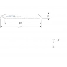 RECIPROZAAGBLAD RC780 / S1155CTC