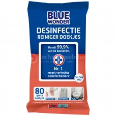 BLUE WONDER DESINFECT CLEANING WIPES