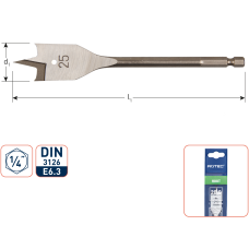SPEEDBOOR, 1/4" E6.3-BIT, ø6X152