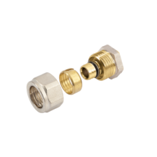 BONFIX ALU-KNEL EINDKOPPELING 16 MM 1ST.
